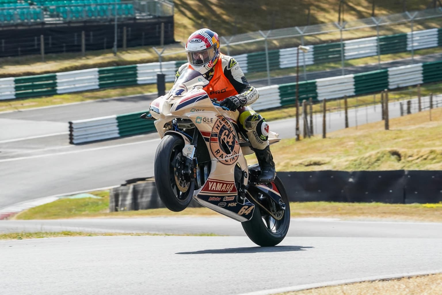 Tommy Hemphill on the number 64 Yamaha R6